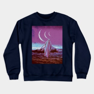 Pinkish ghost vibe Crewneck Sweatshirt